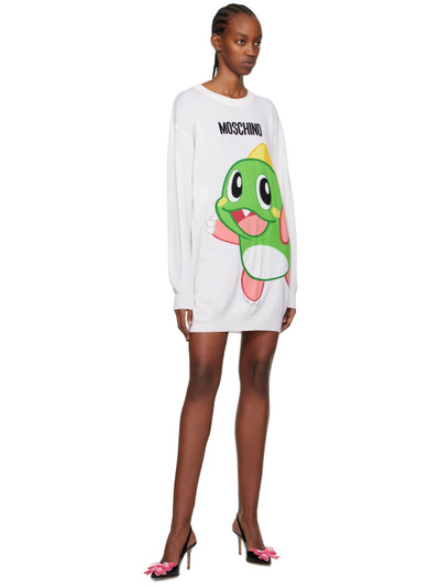 Moschino Off-White Puzzle Bobble Minidress outlook