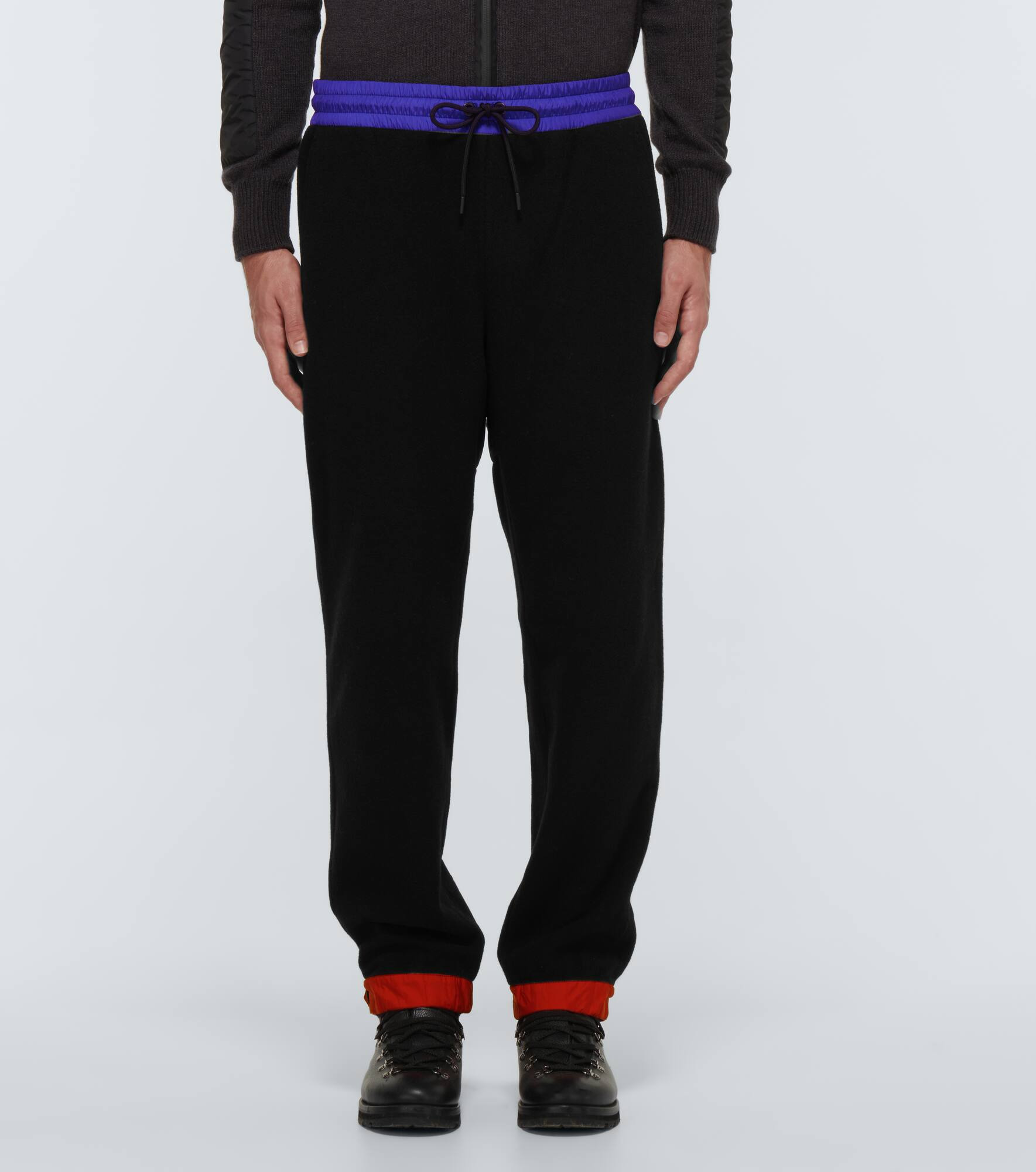 Fleece wool-blend pants - 3