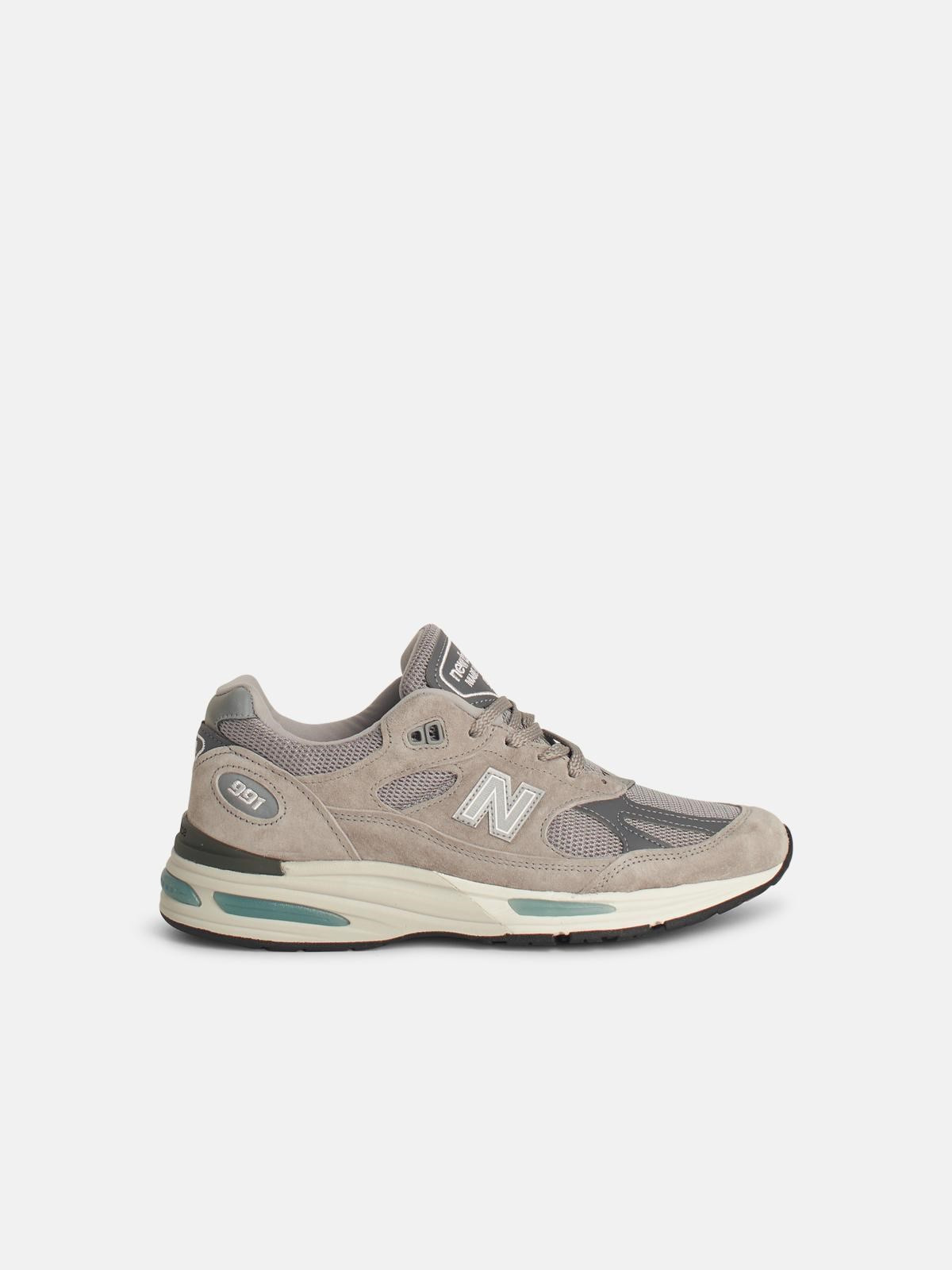 '991' GREY SUEDE SNEAKERS - 1
