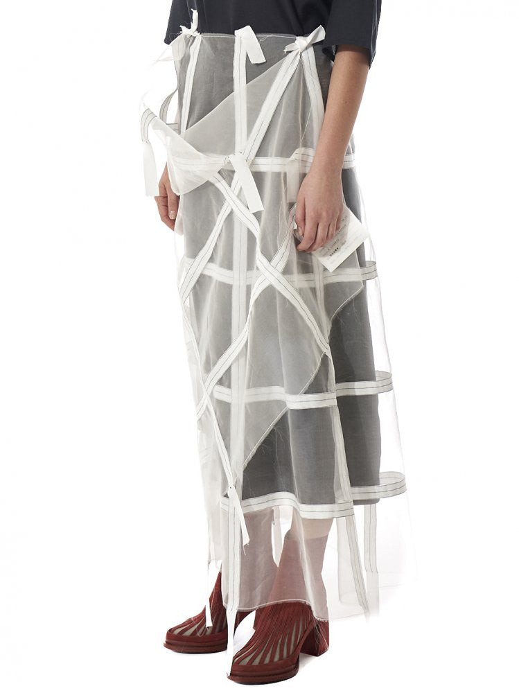 Silk Organza Wrap Skirt - 2