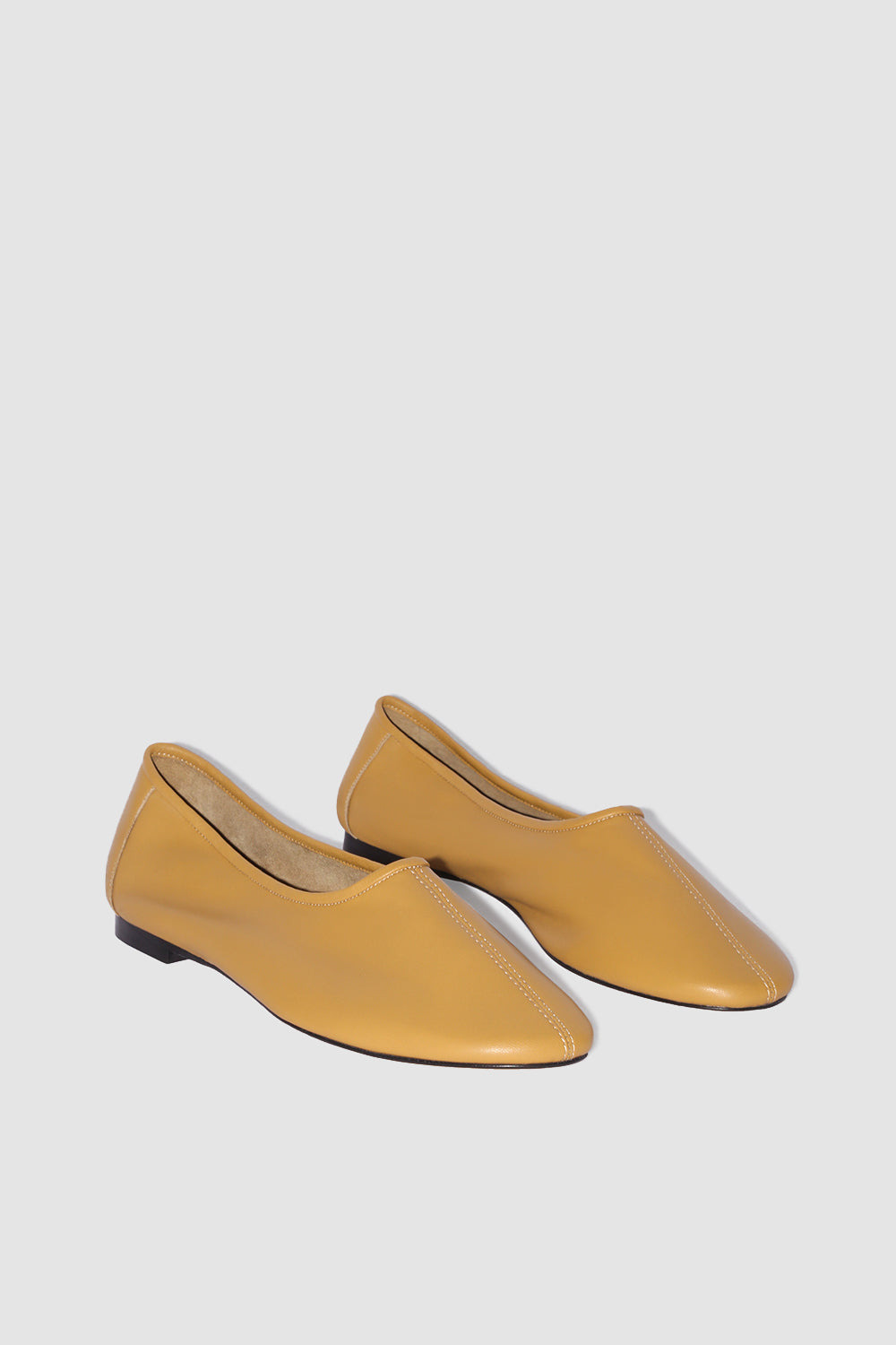 Prudence Cumin Lamb Nappa Leather Ballet Flat - 2