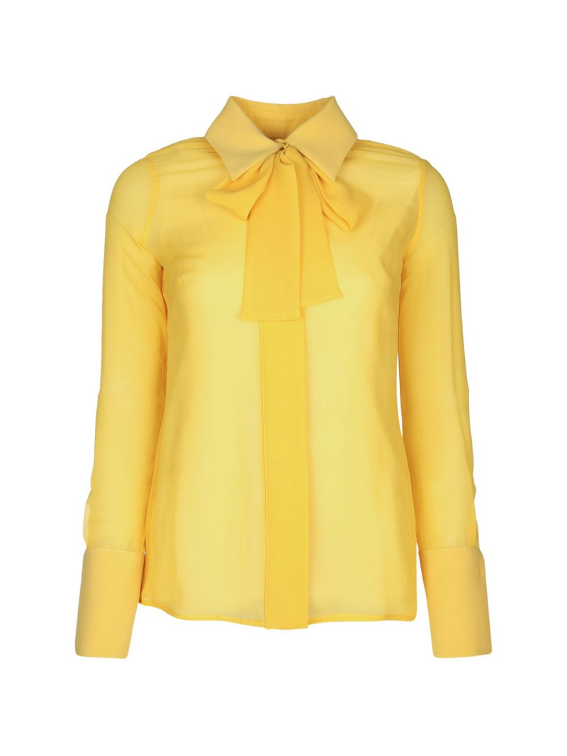 tie-neck shirt 1