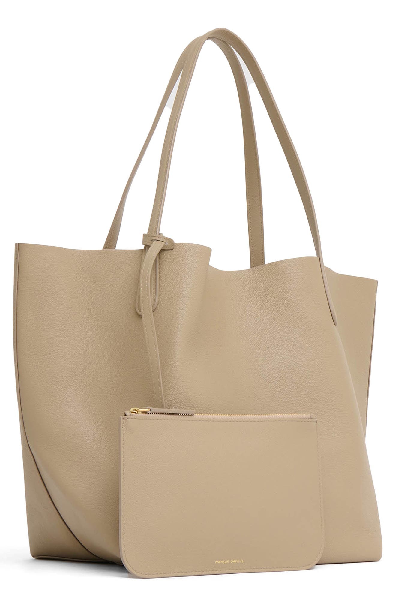 Mansur Gavriel Everyday Soft Leather Tote in Warm Grey/Orchidea at Nordstrom - 3