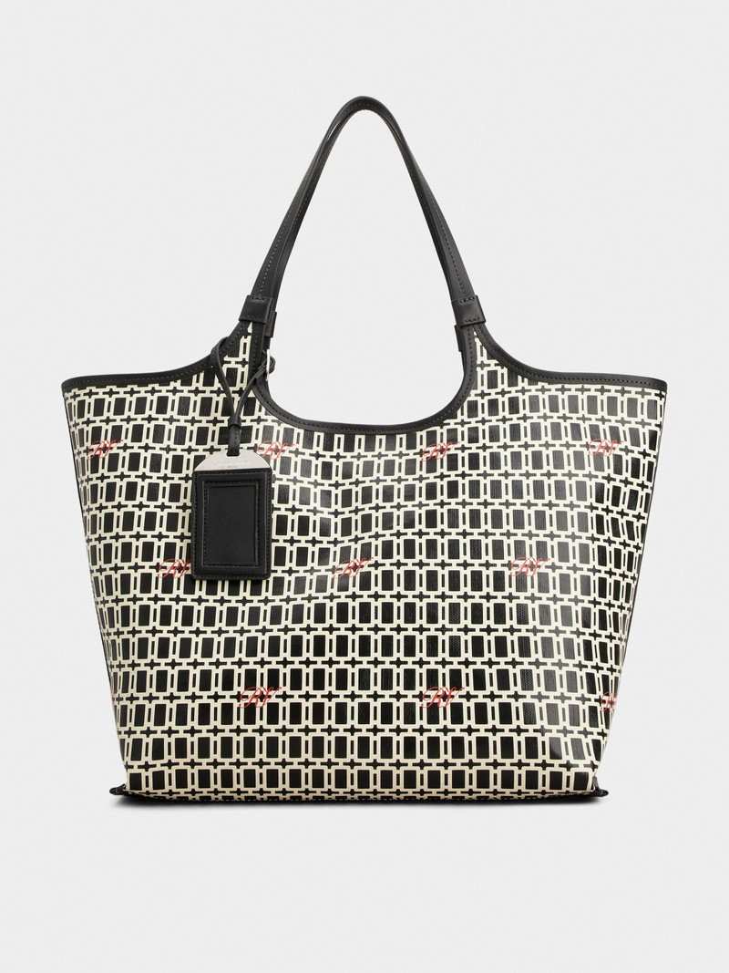 Grand Vivier Medium Shopping Bag in fabric 1