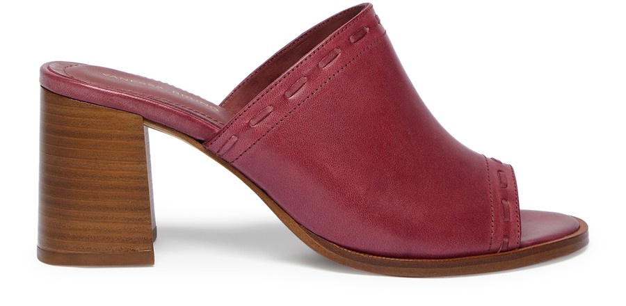 Mules in vegetable tanned leather - 1