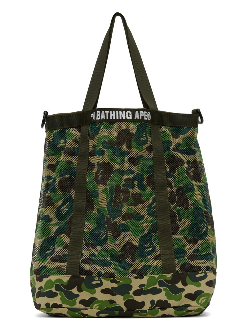 Green ABC Camo Tote 1