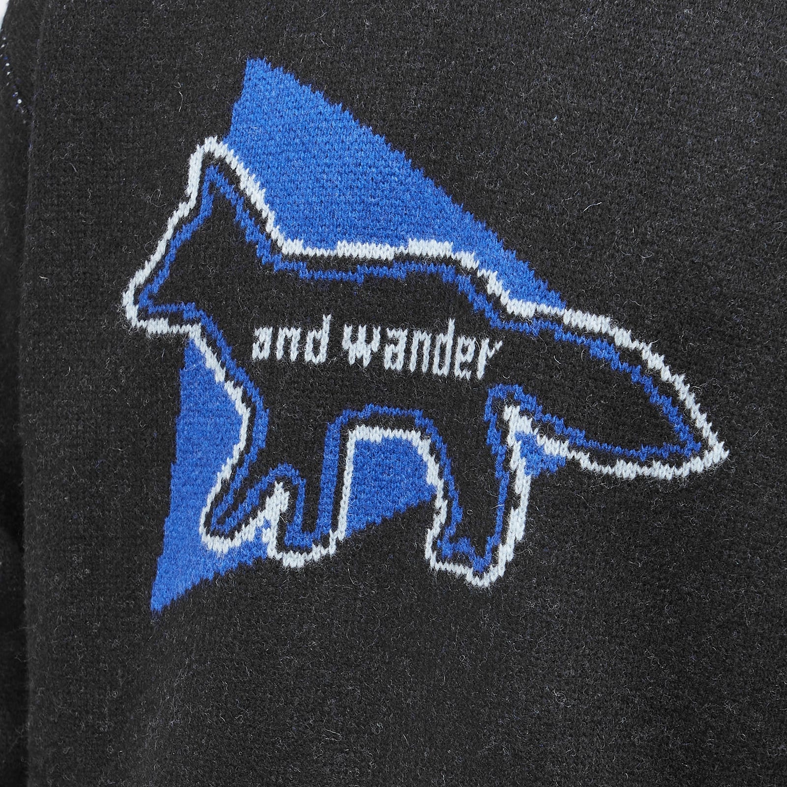 and wander x Maison Kitsune Crew Knit - 5