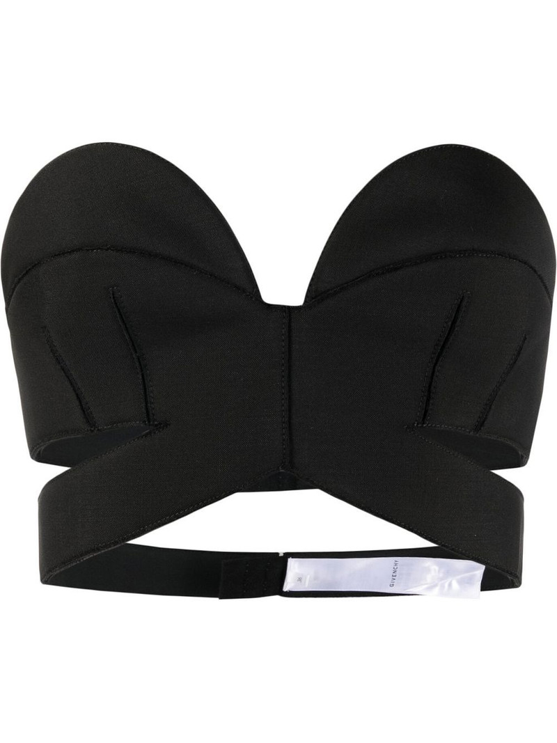 cut-out bustier top 1