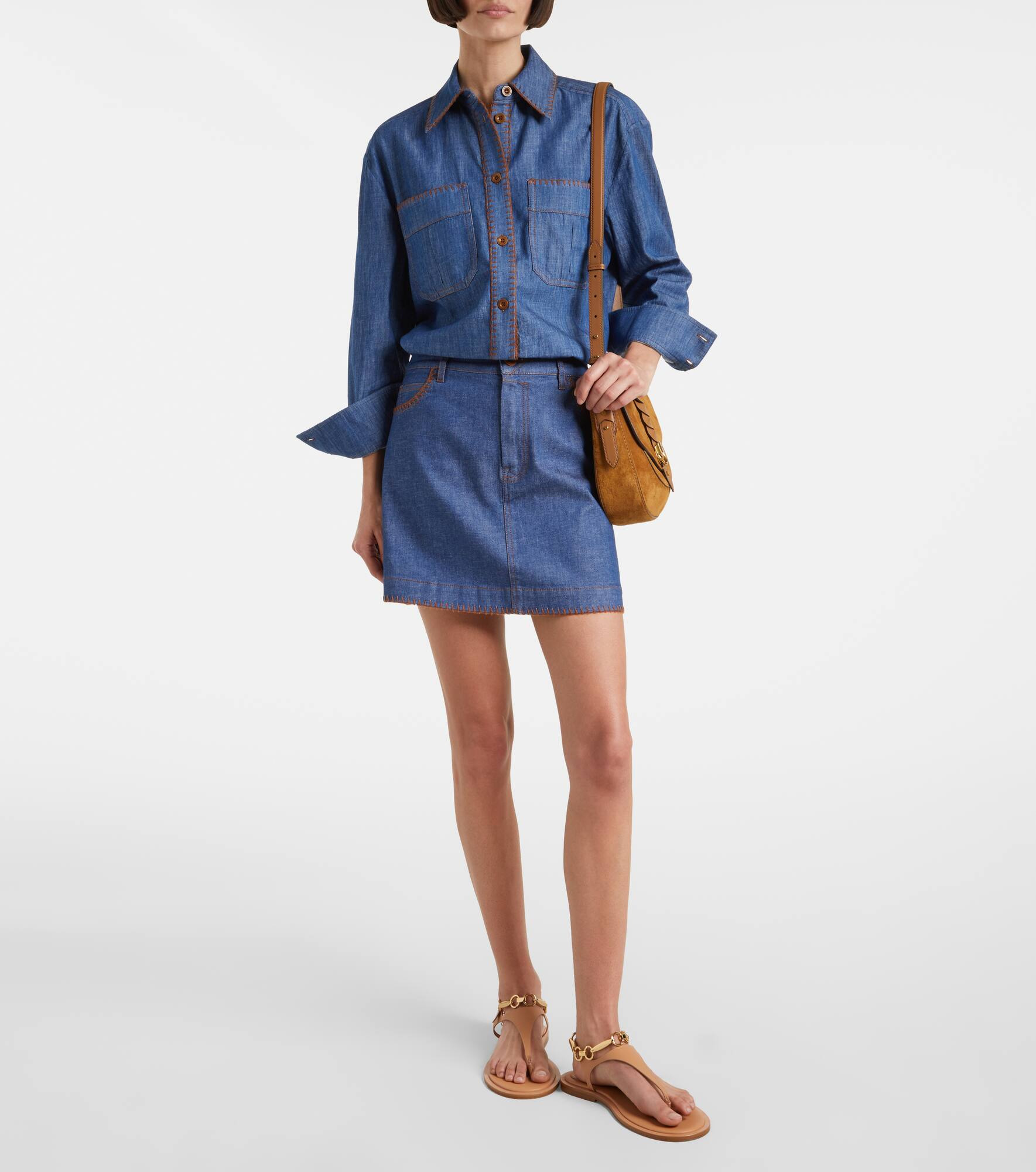 Ascension denim miniskirt - 2