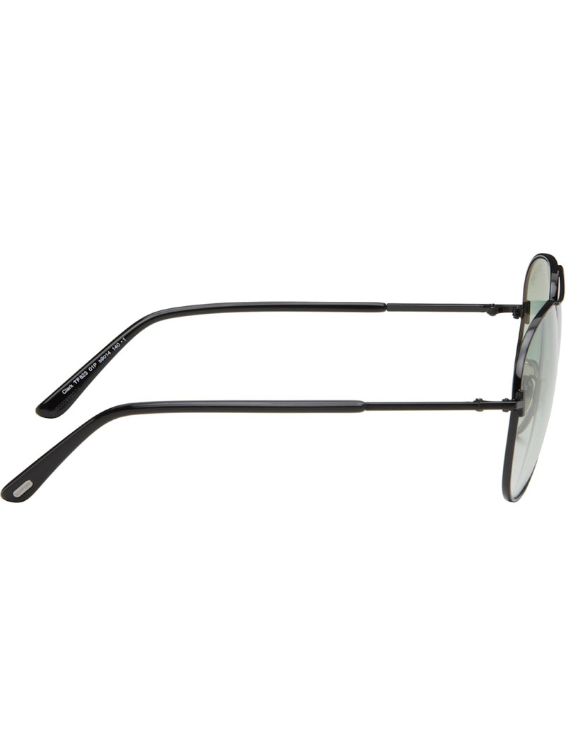 TOM FORD Black Polarized Clark Sunglasses outlook