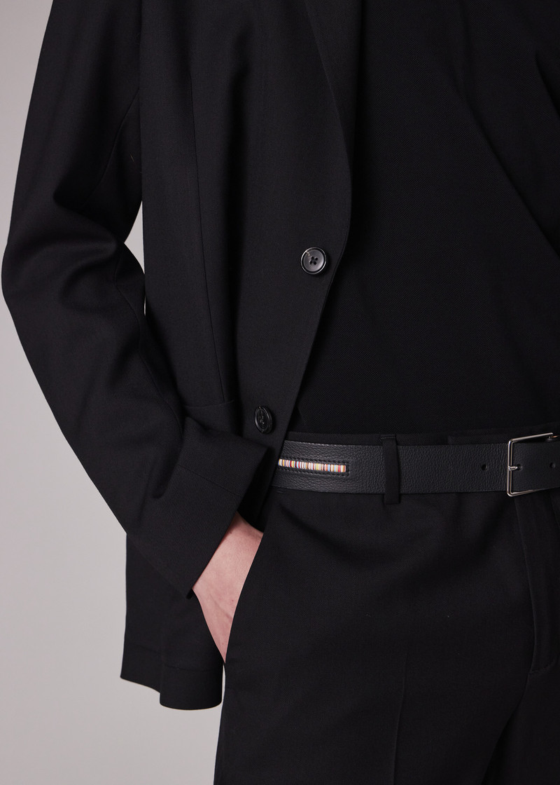 A Suit To Travel In - Black Wool Unlined Blazer 6