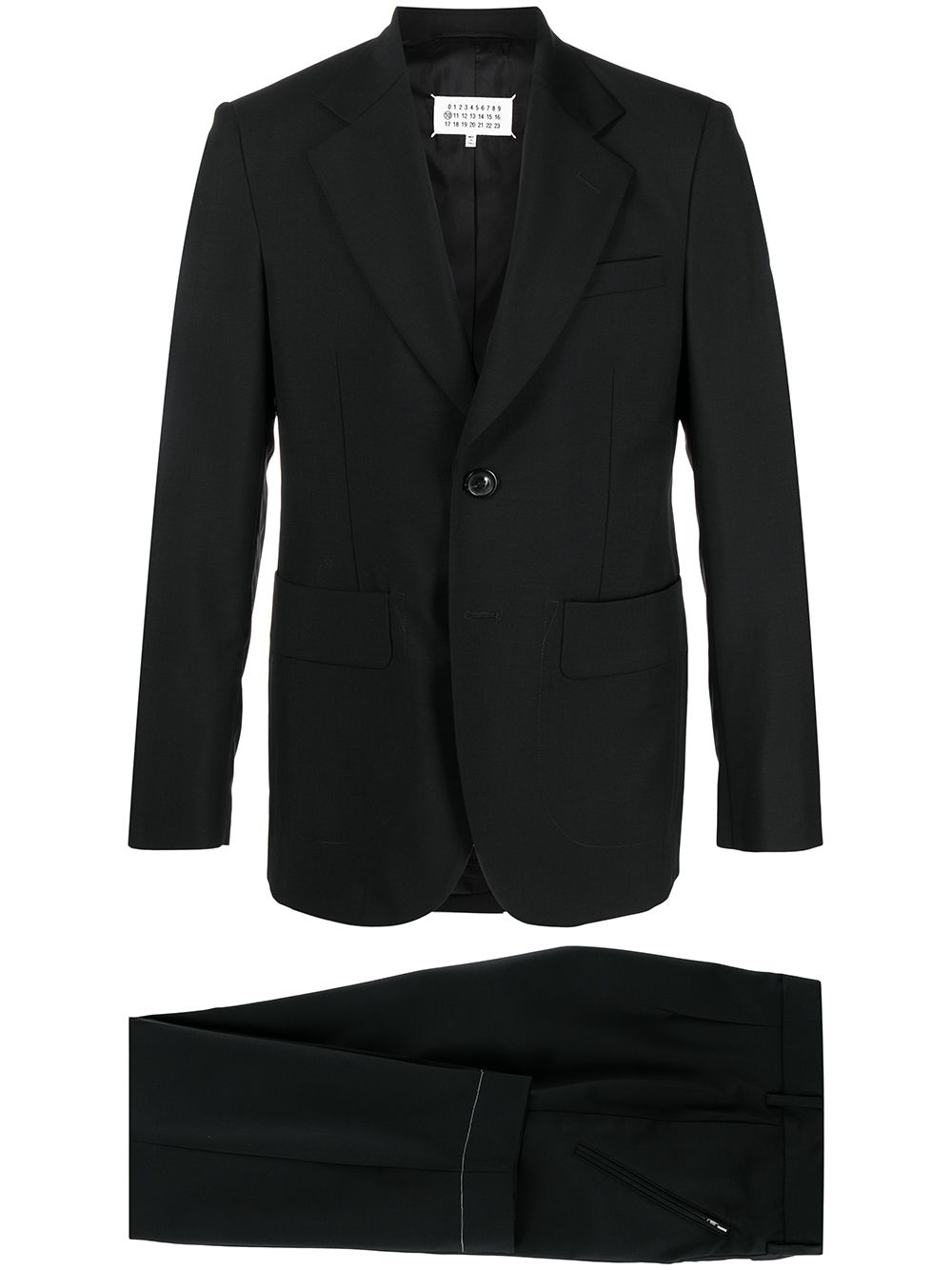 4-stitch single-breasted suit - 1