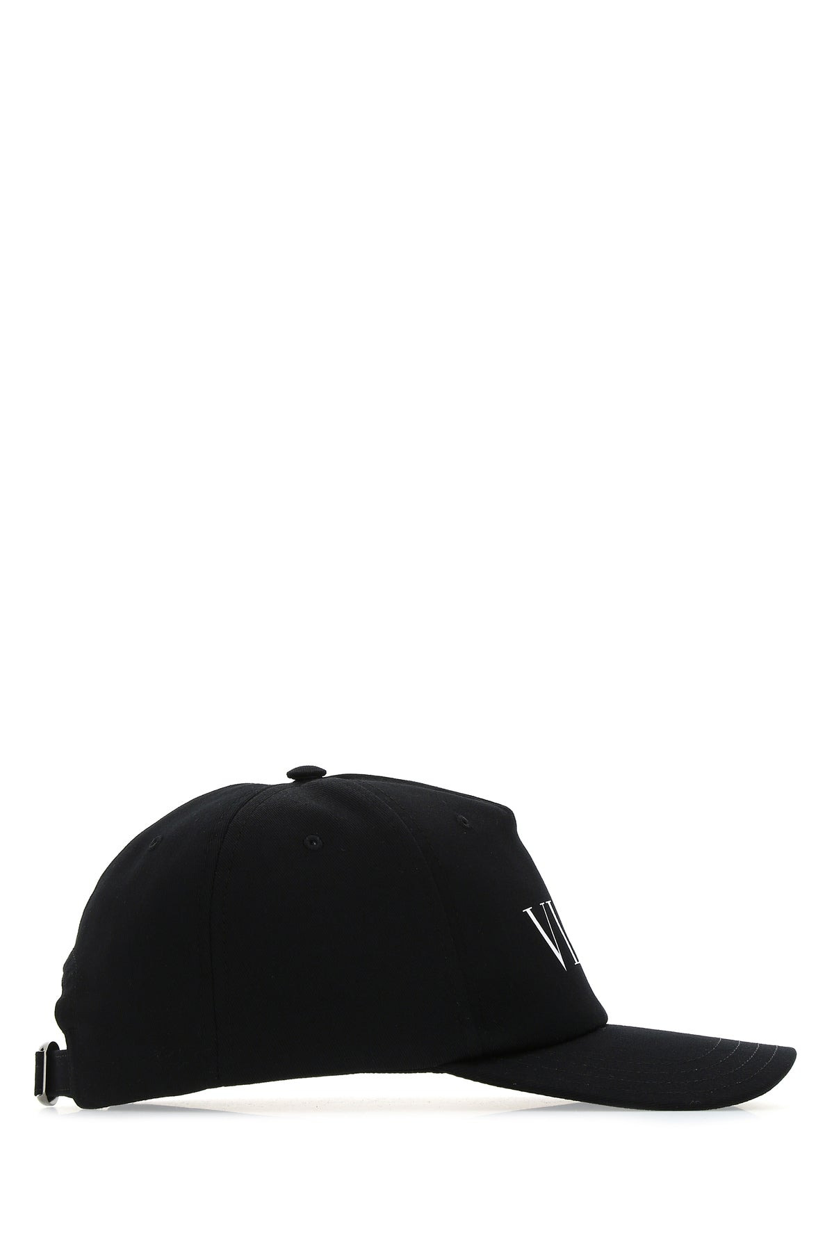 Black gabardine baseball cap - 2
