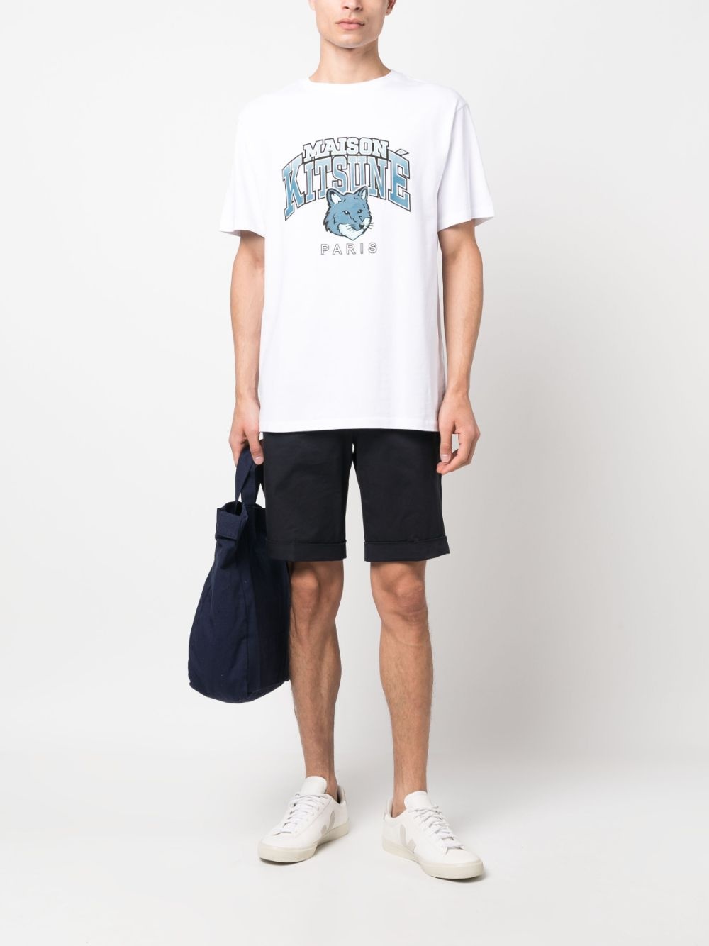 logo-print cotton T-shirt - 2
