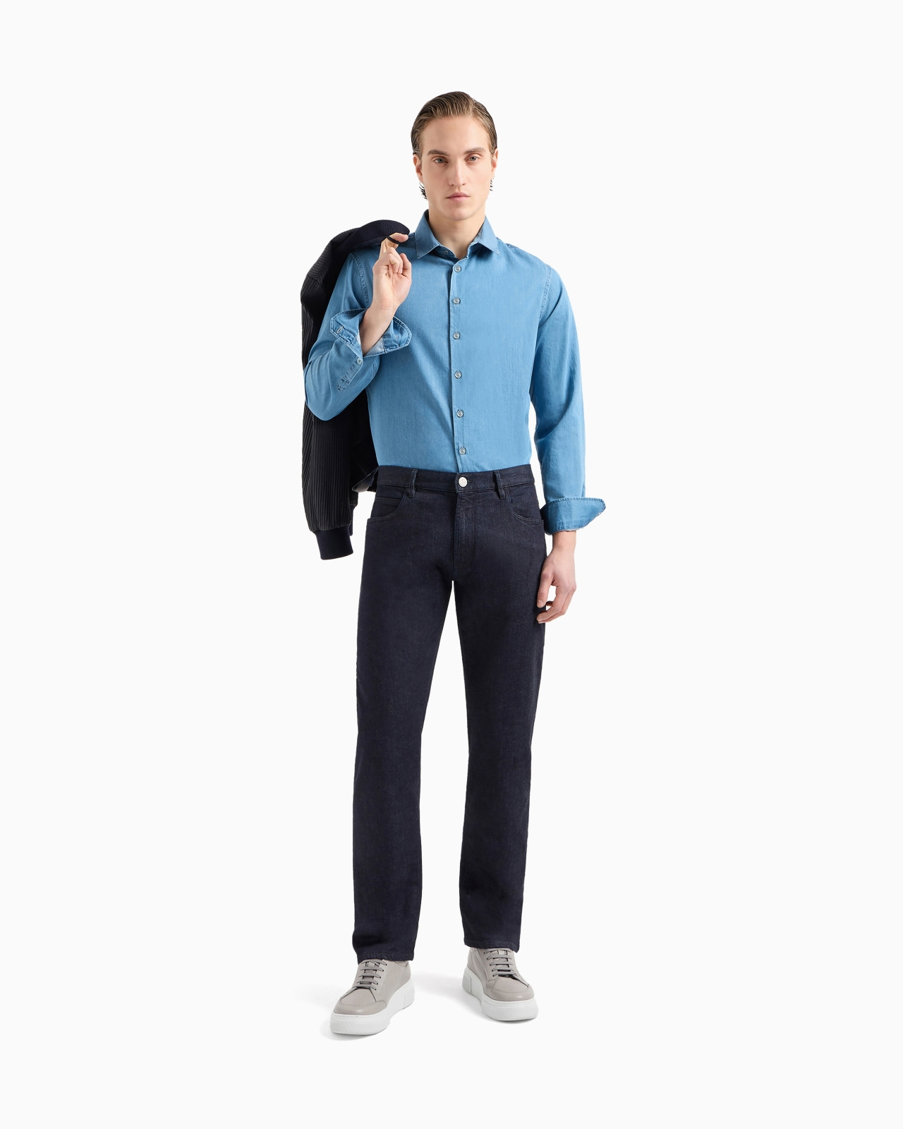 Denim Collection cotton denim shirt - 2