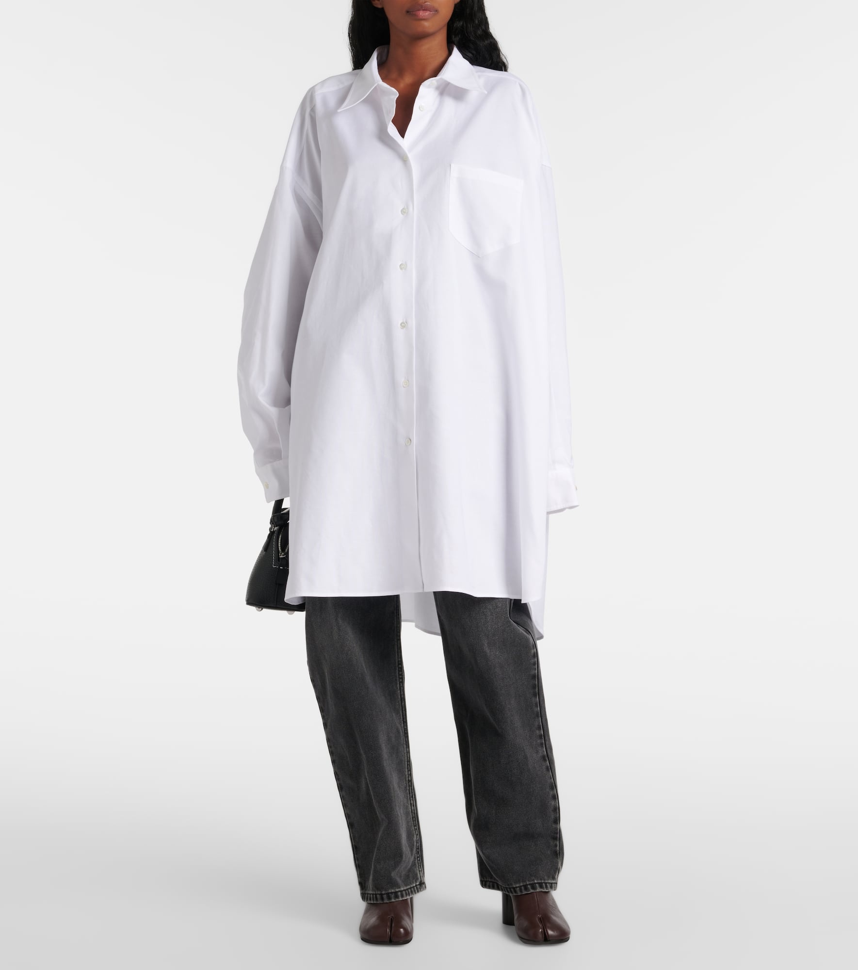 Oversized cotton shirt - 2
