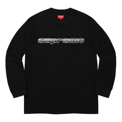 Supreme FW19 Week 3 Chrome Logo L/S Top logo SUP-FW19-331 - 1