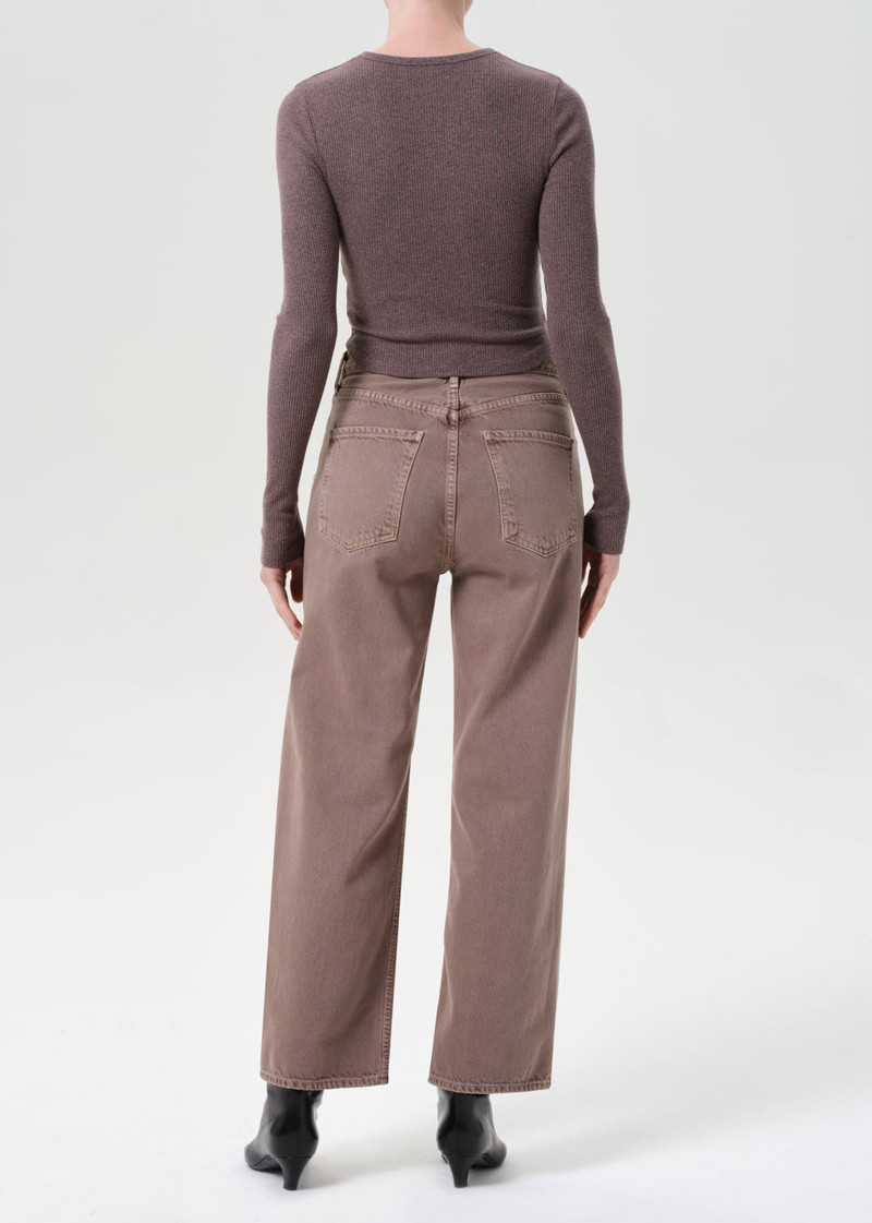 AGOLDE REN JEAN IN CERAMIC outlook