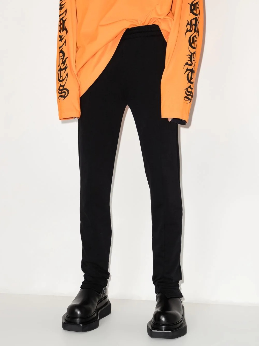 embroidered logo track pants - 2