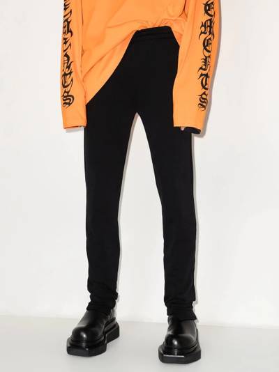 VETEMENTS embroidered logo track pants outlook