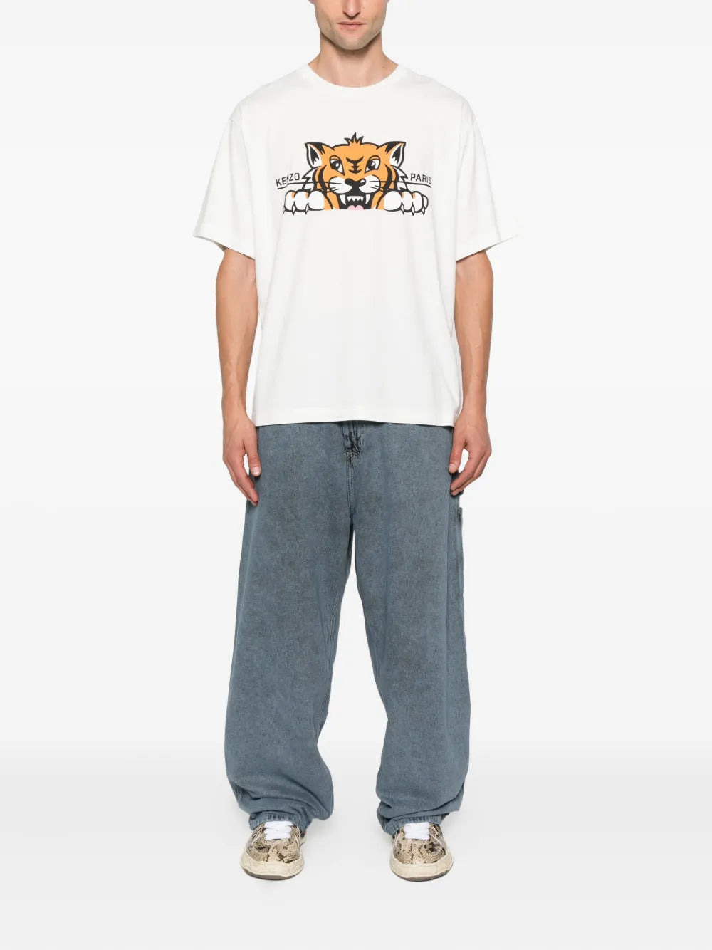 Happy Tiger Cotton T-Shirt - 2