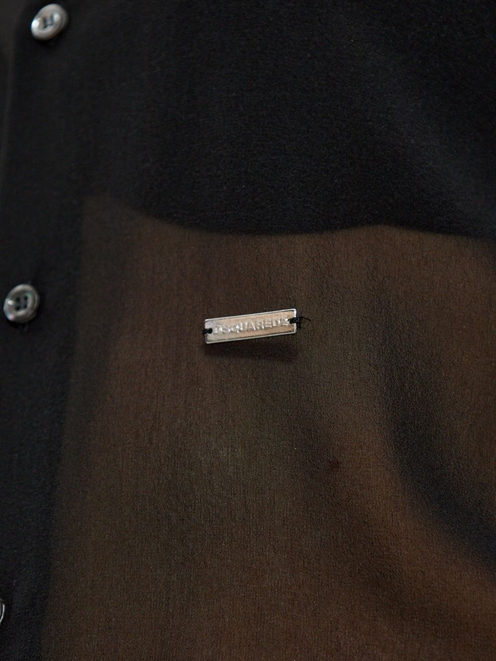 logo-plaque shirt - 5