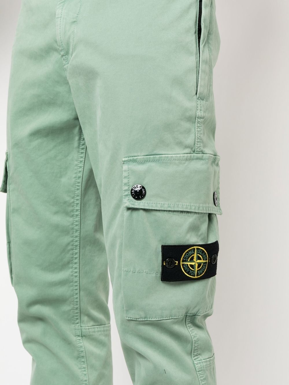 Compass-patch cargo trousers - 5