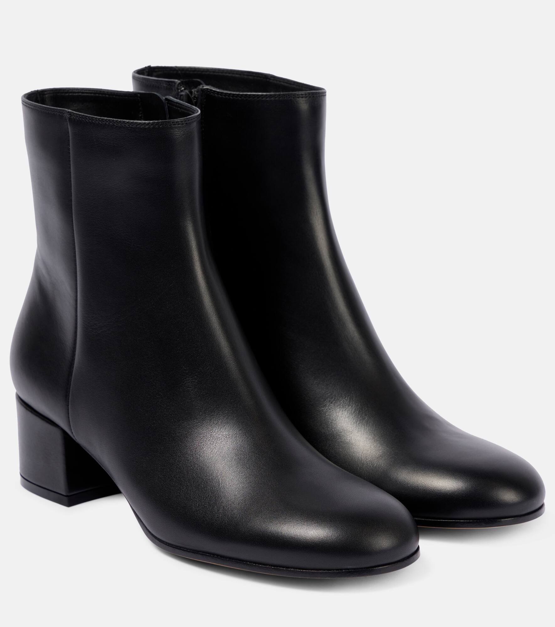 45 leather ankle boots - 1