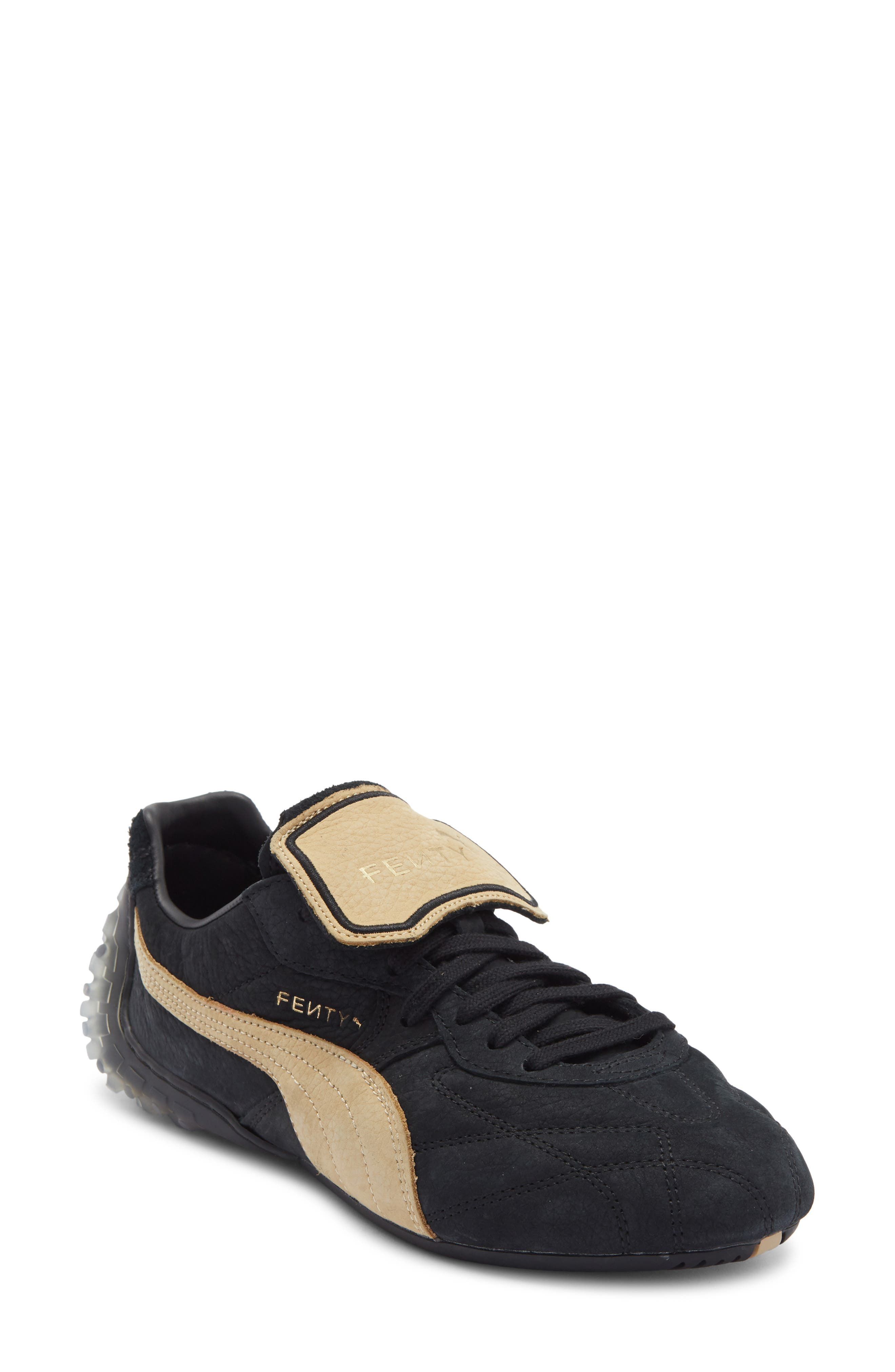 PUMA x FENTY Avanti LS Sneaker in Puma Black-Prairie Tan at Nordstrom - 1