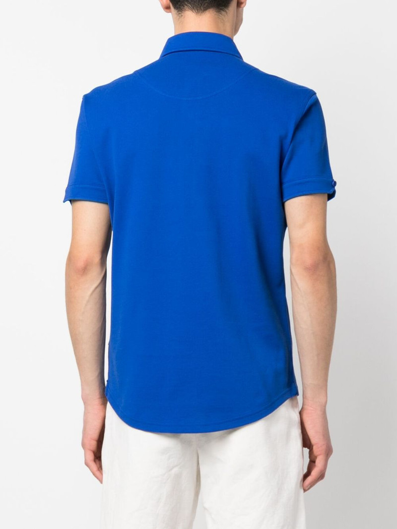 piqué short-sleeve polo shirt 4
