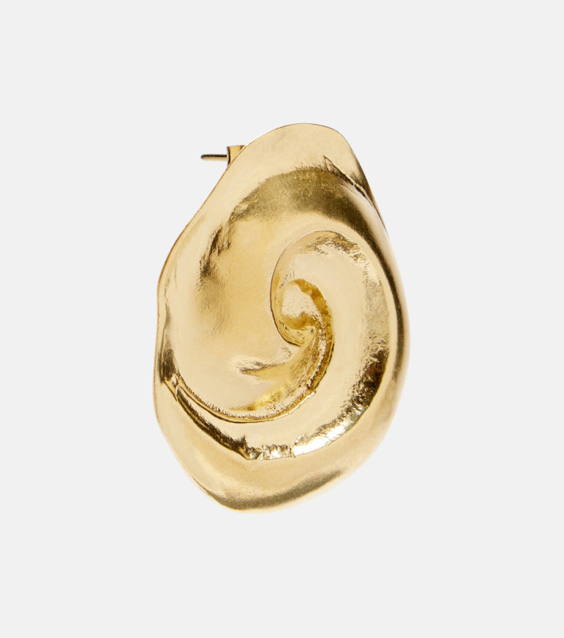 YSSO Cote 24kt gold-plated earrings outlook