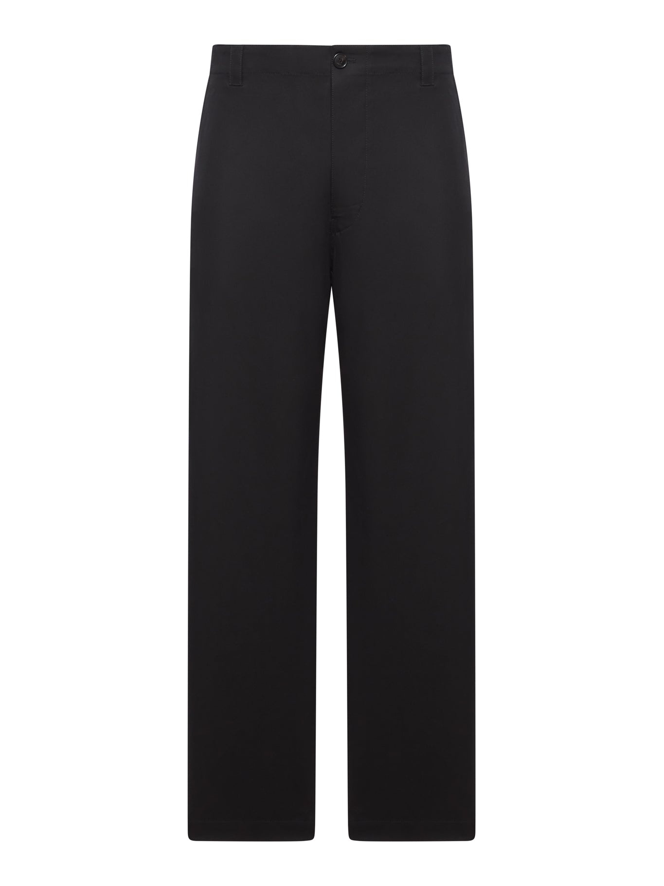COTTON TWILL TROUSERS WITH WEB DETAIL - 2