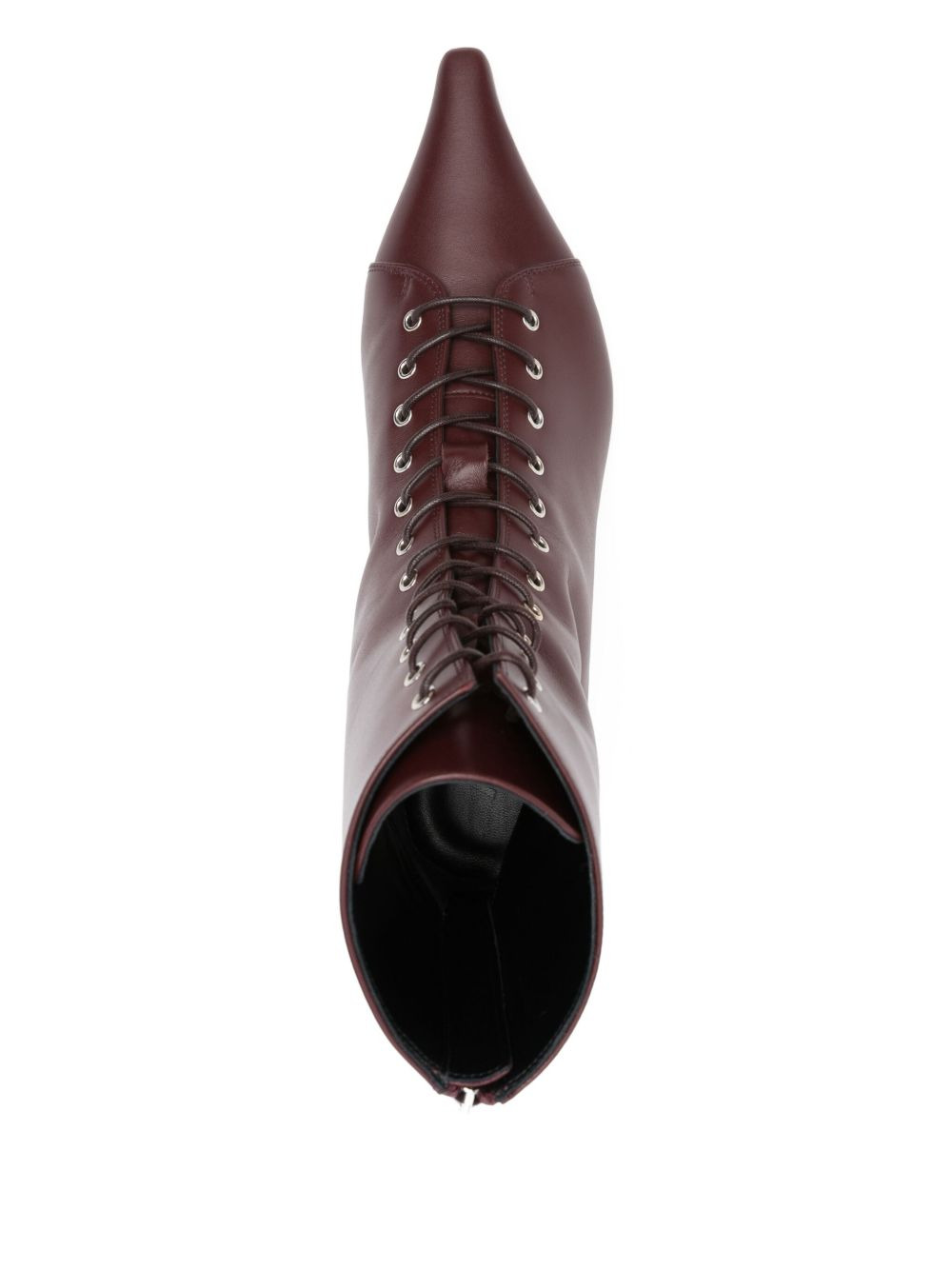 40mm lace-up pointed-toe boots - 4