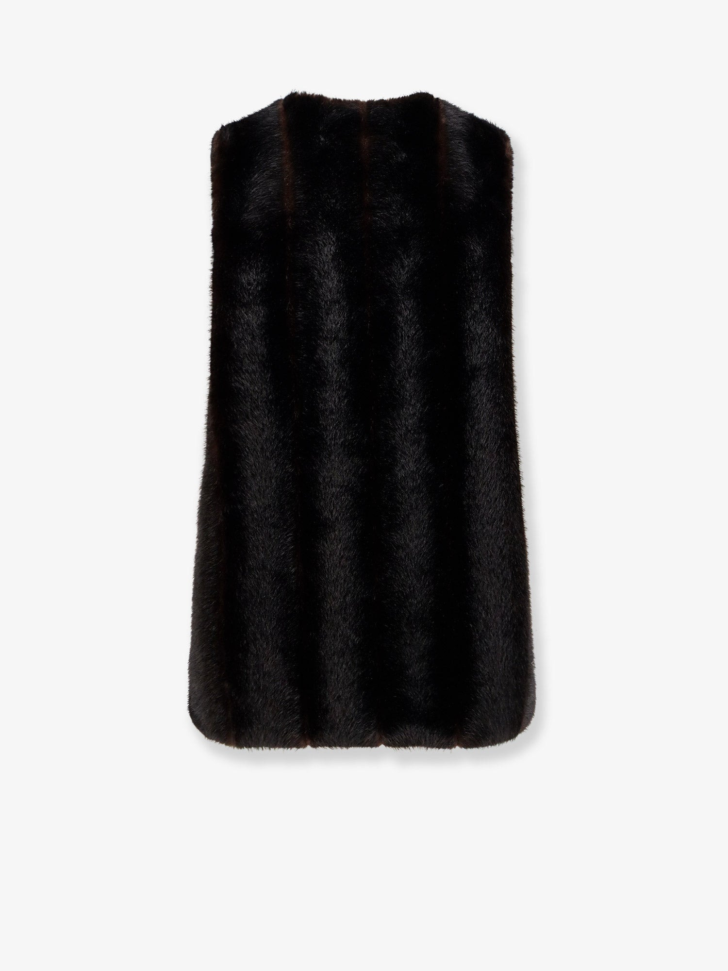 Mm6 Maison Margiela Faux Shearling Short Dress - 2