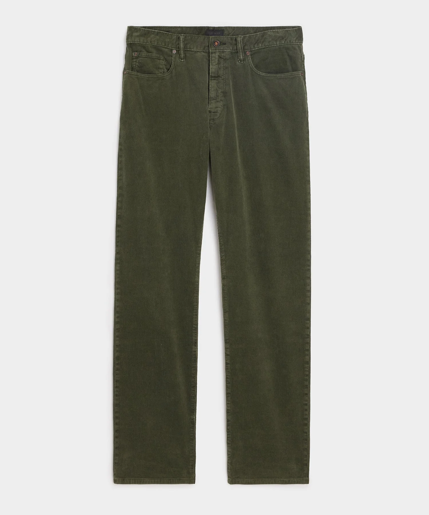 Straight Fit 5-Pocket Corduroy Pant - 1
