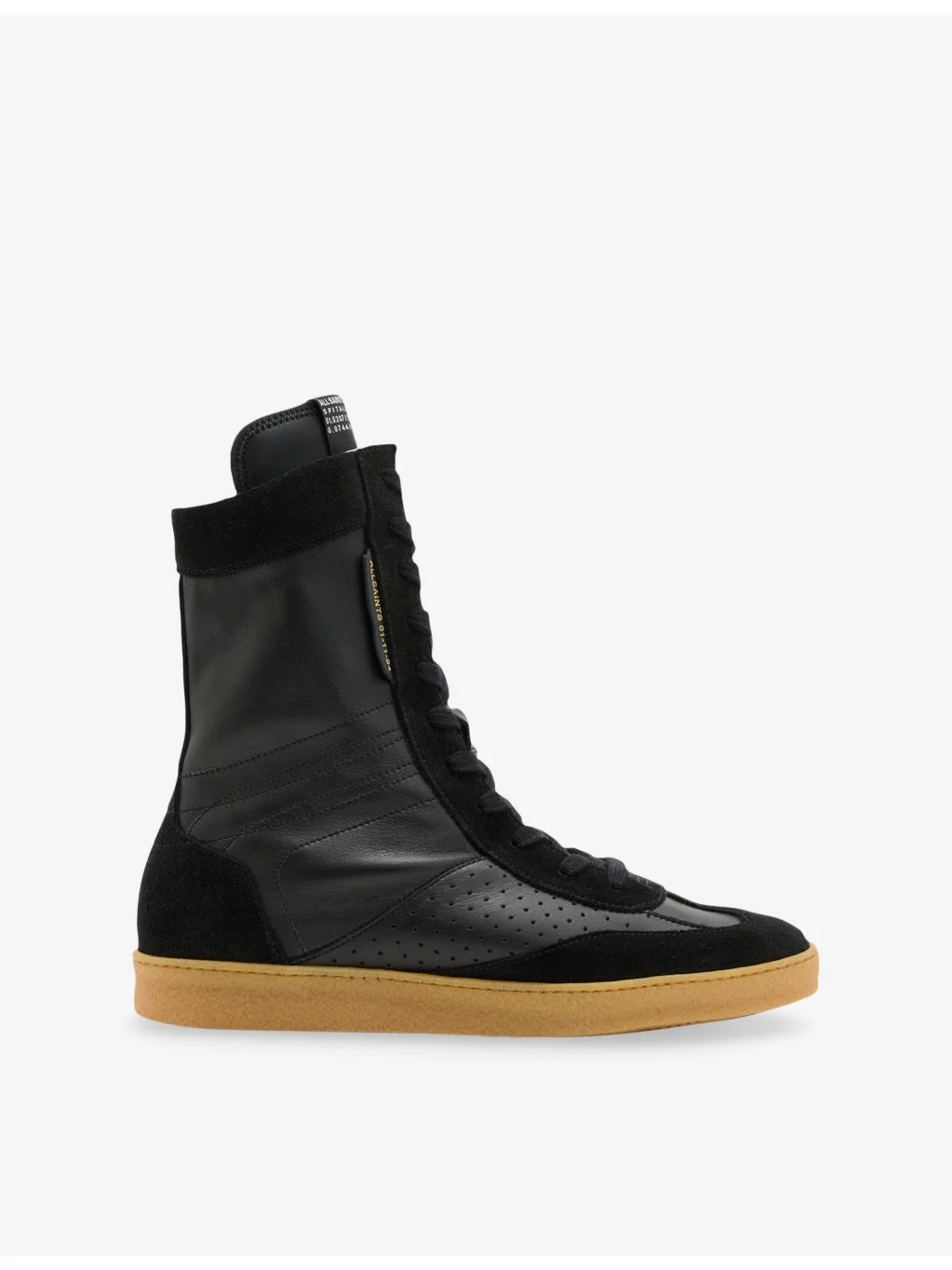 Louise leather high-top trainers - 1