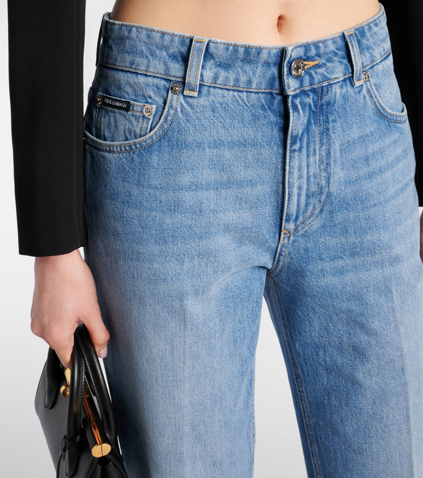 High-rise wide-leg jeans - 4