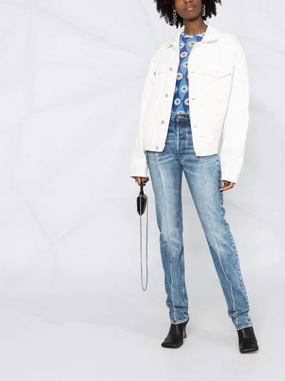 Maison Margiela seam-detail high-rise jeans outlook