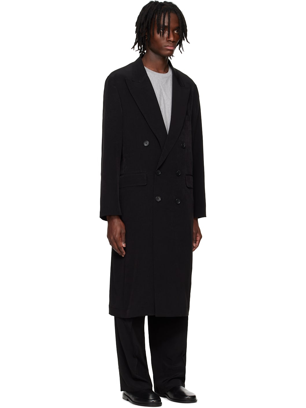 Black Chester Coat - 2