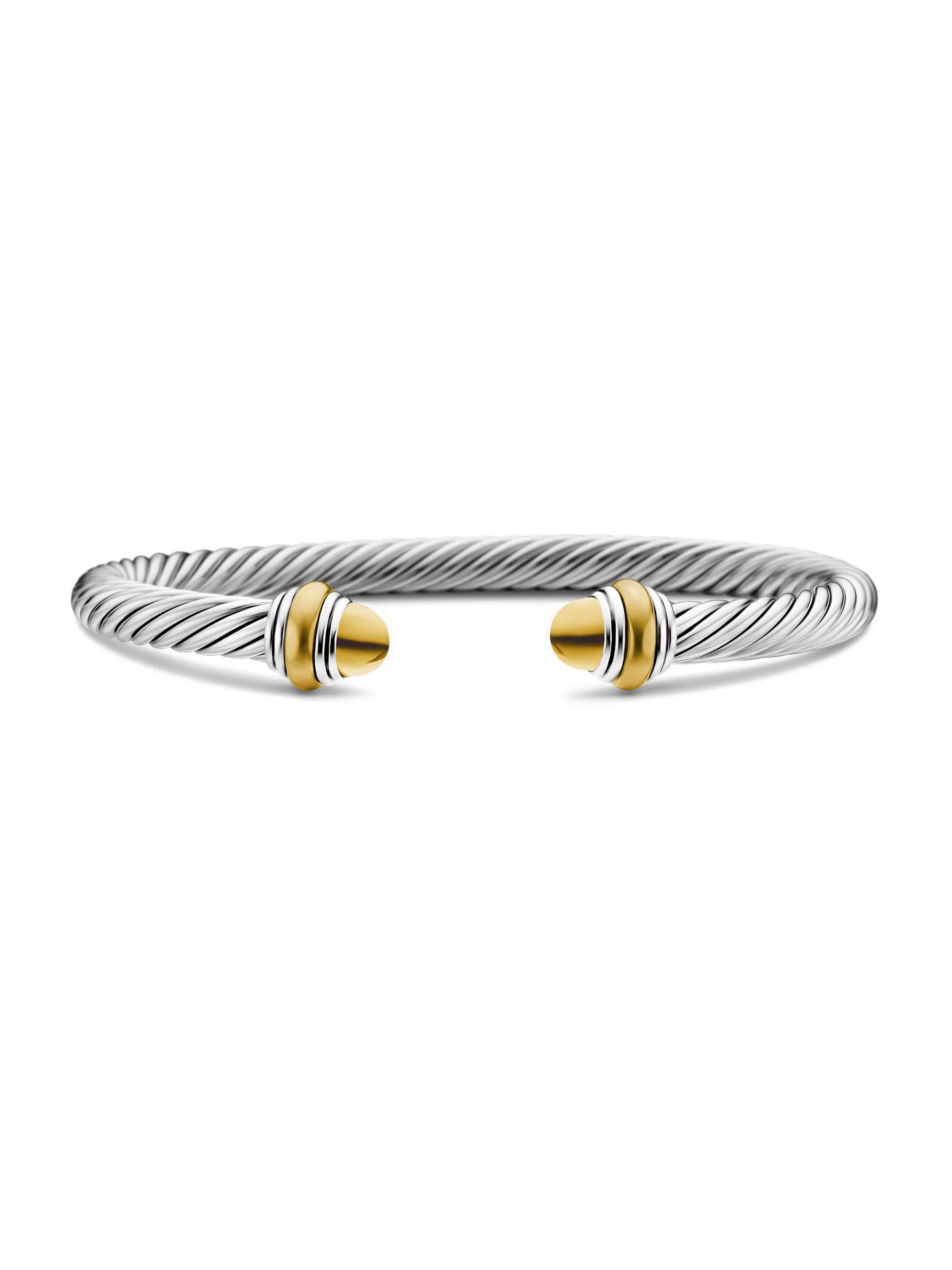 Women's Cable Classics Color Bracelet with 14K Yellow Gold - Gold Dome - 1