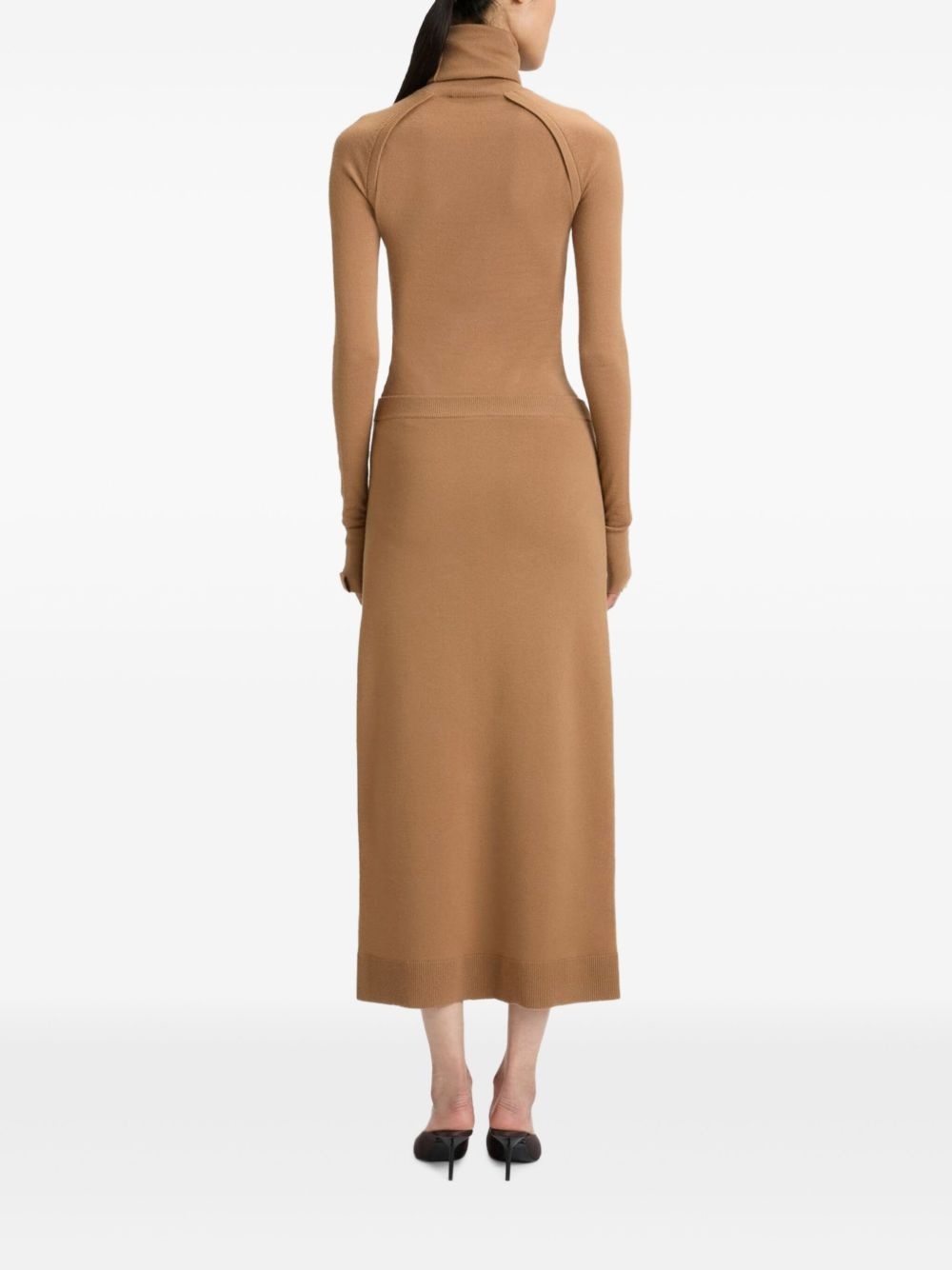 Button Detail midi skirt - 4