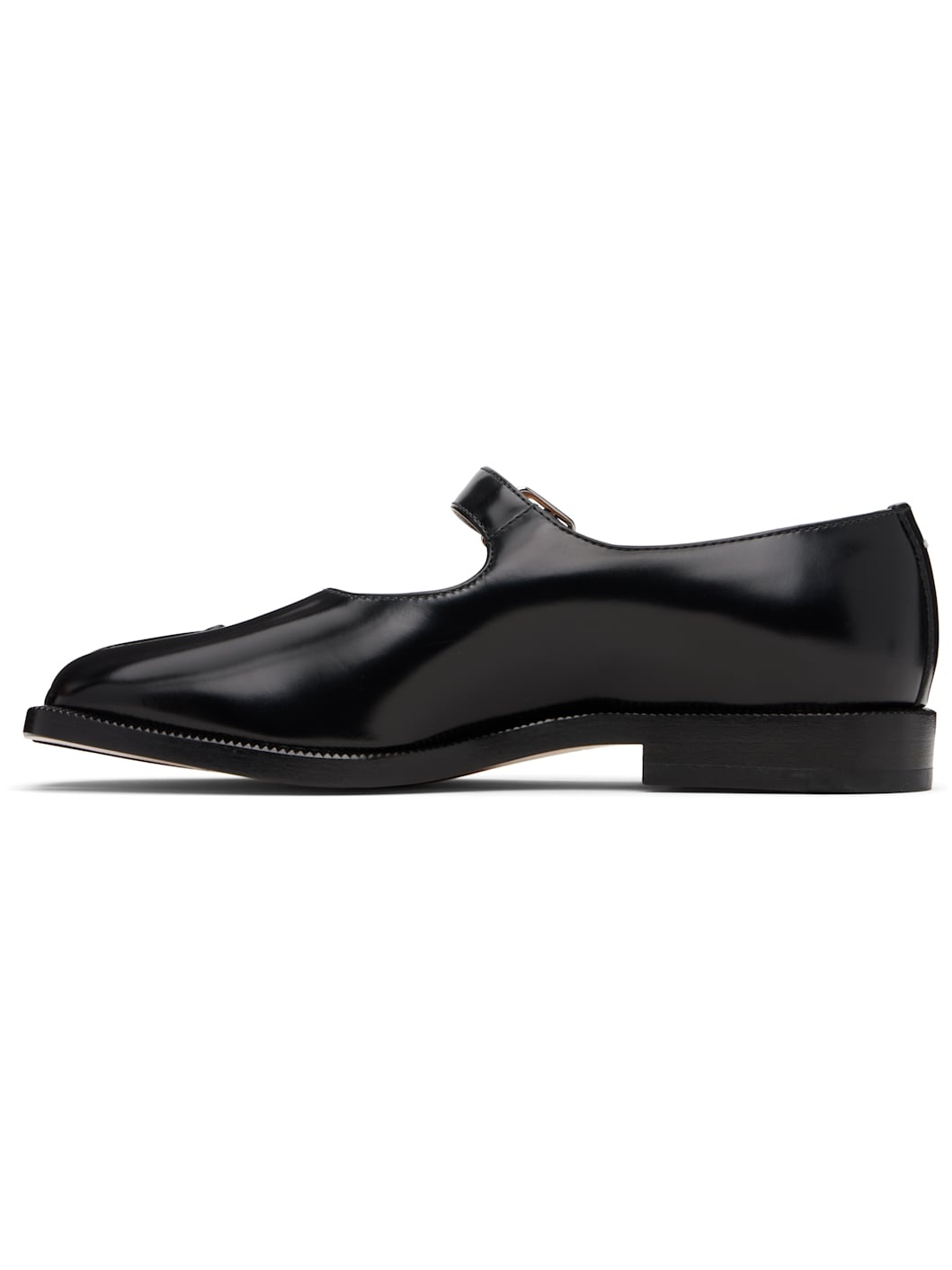 Black Tabi Mary Jane Loafers - 3