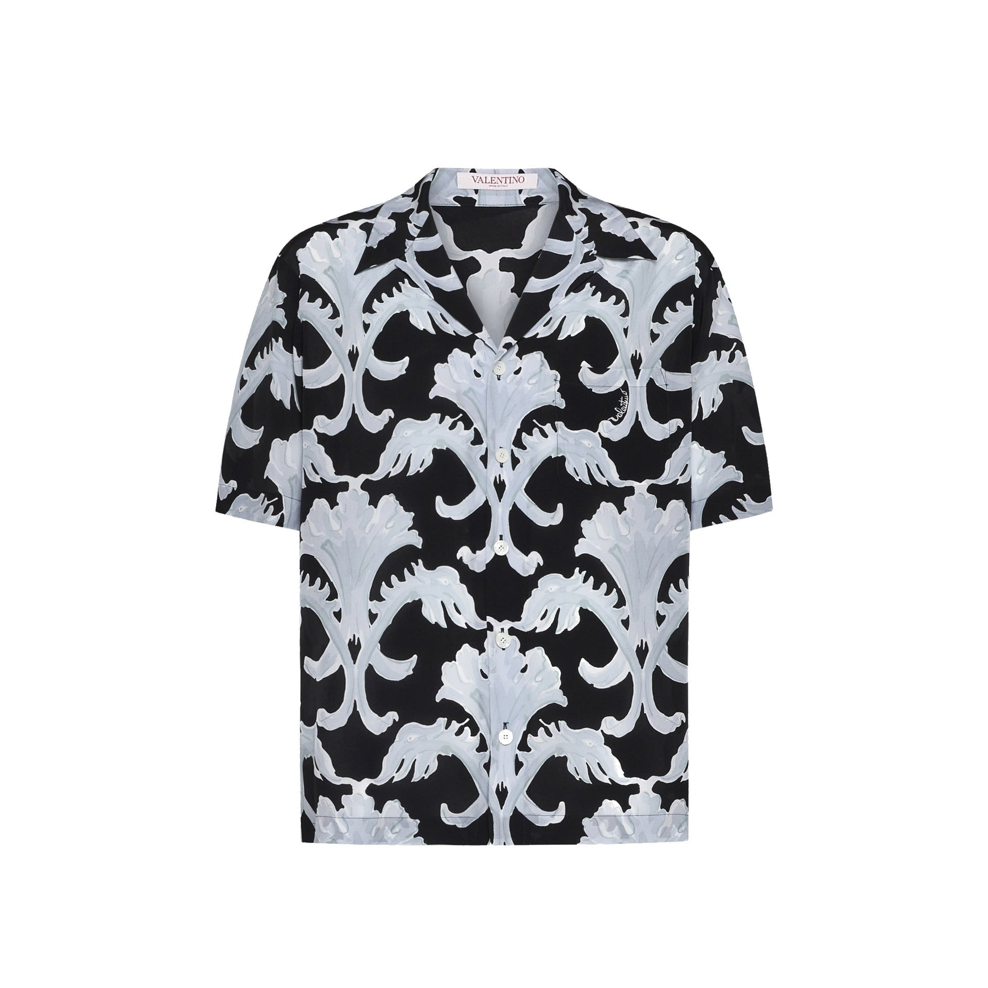 Valentino Garavani Metamorphos Wall Print Bowling Shirt Men - 1