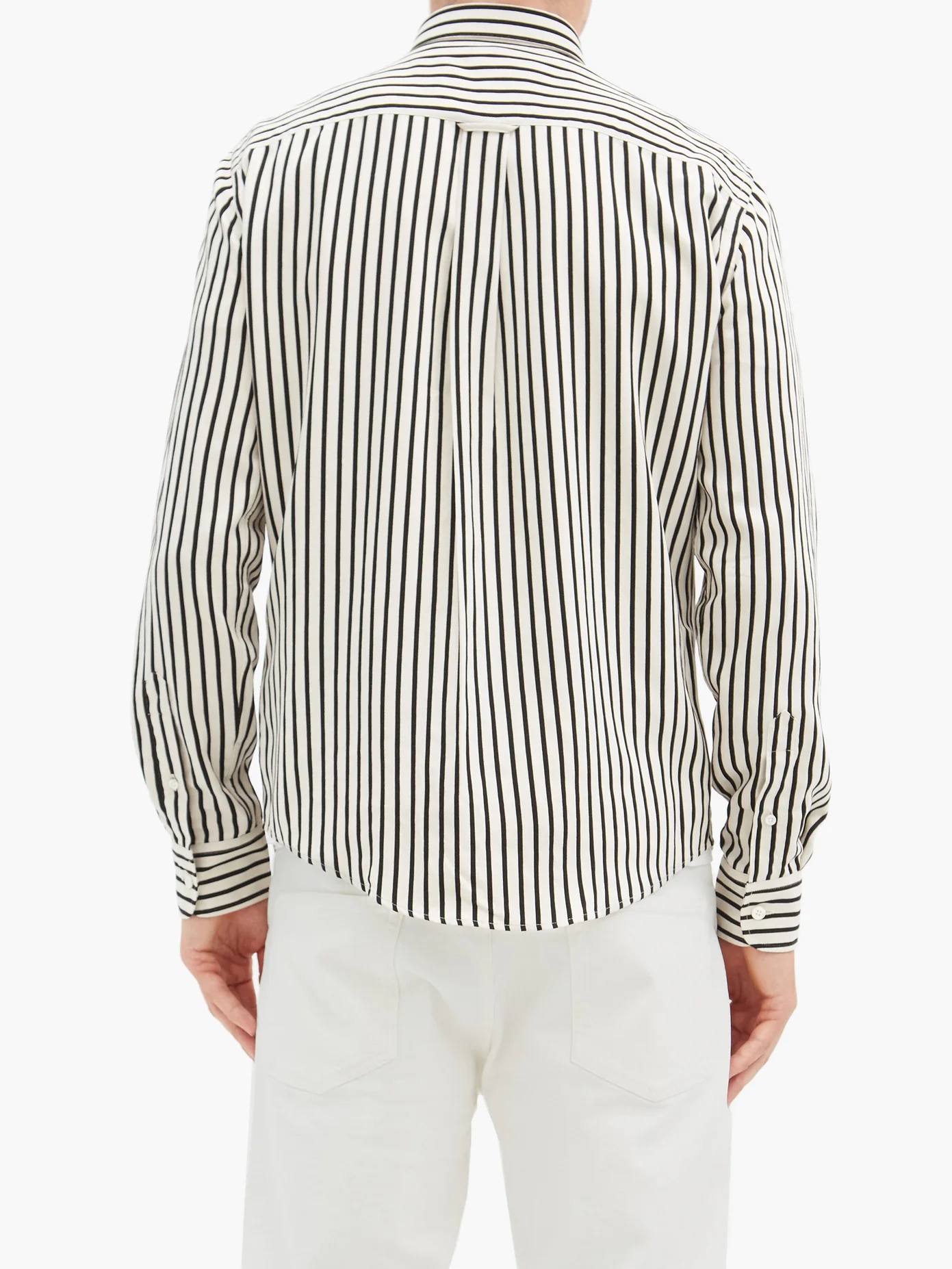 Striped twill shirt - 5