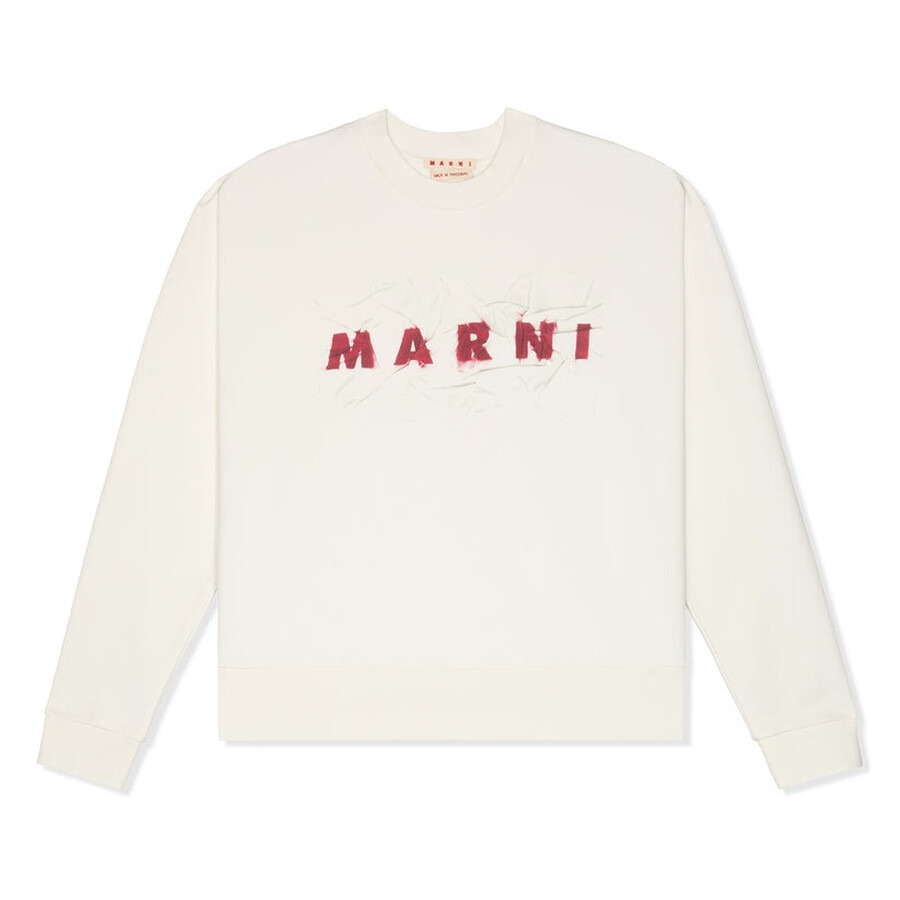 Marni Wrinkled Marni Logo Sweatshirt - 5