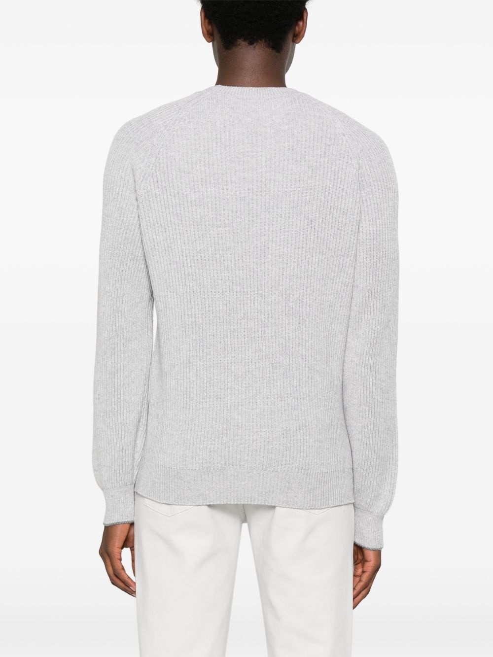 ribbed-knit jumper - 4
