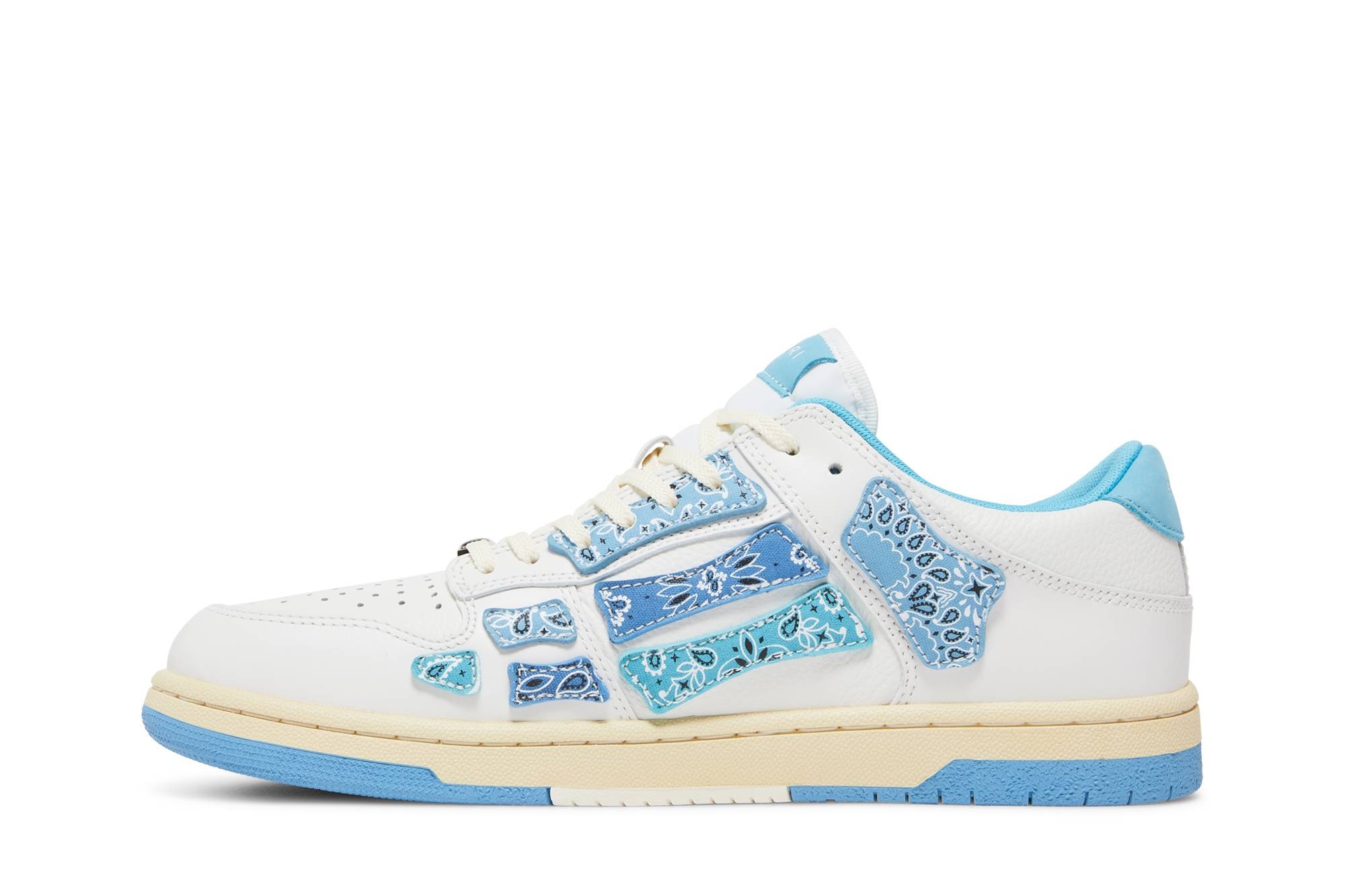 Amiri Skel Top Low 'Bandana - White Blue' - 3