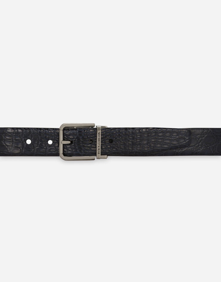 Crocodile nappa belt - 3