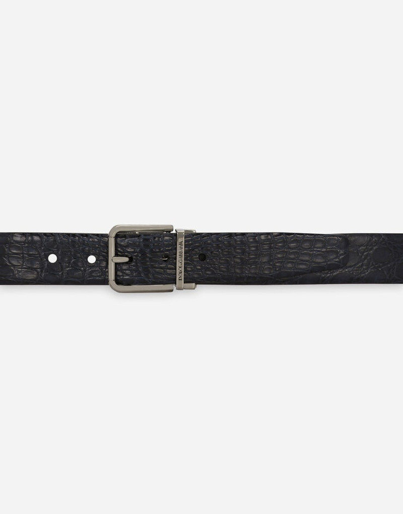 Crocodile nappa belt 3
