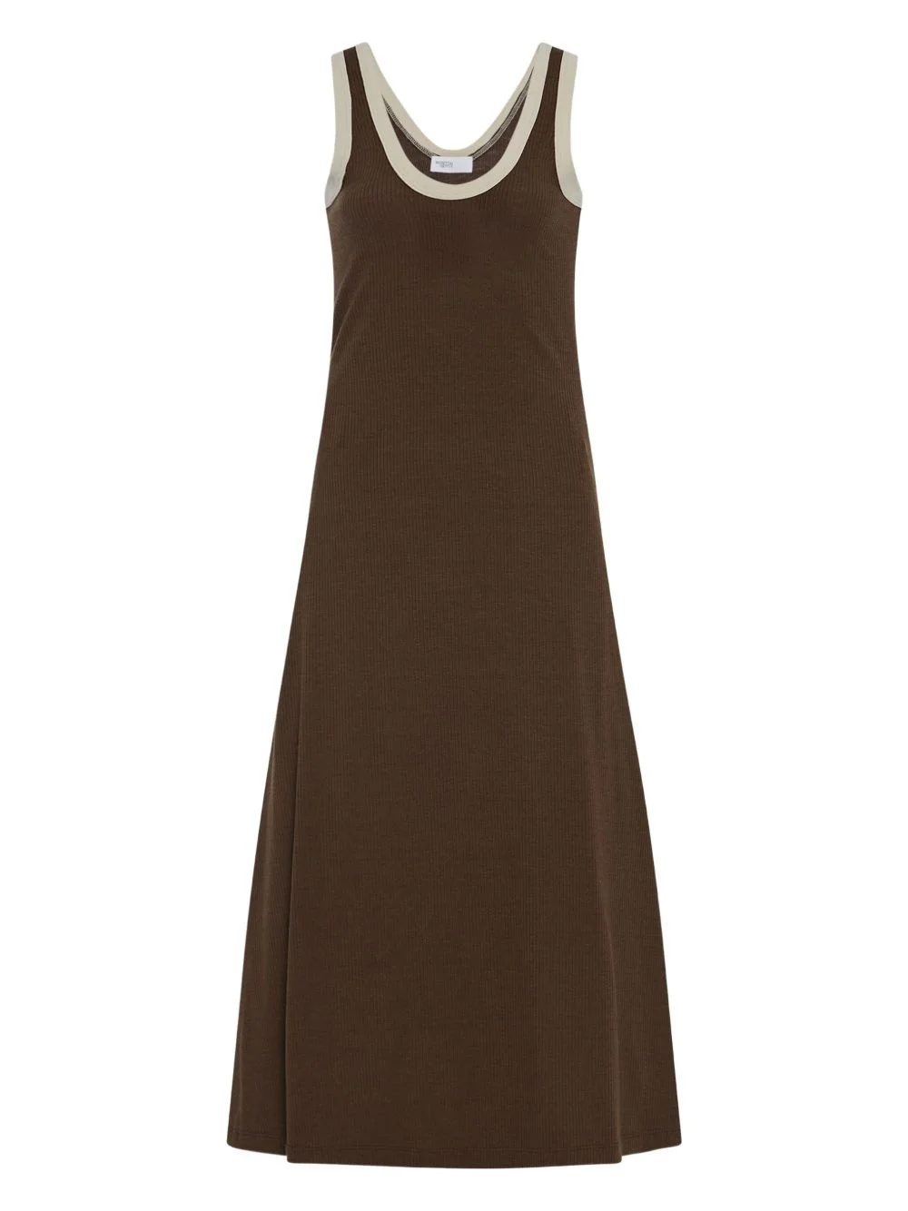 ribbed midi dress - 1